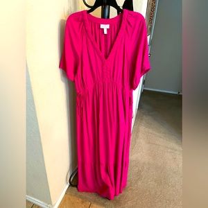 Fuchsia Isabel maternity dress from target. Worn once, great condition.